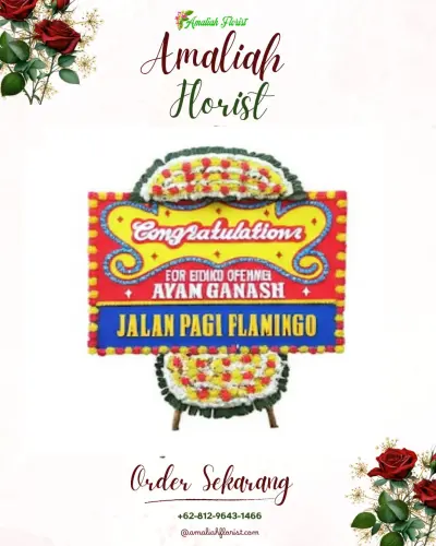 Bunga Papan Congratulation di Pringamba